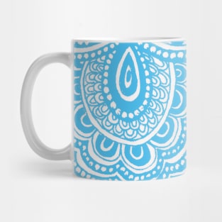 Light Blue Pina Swirls Mug